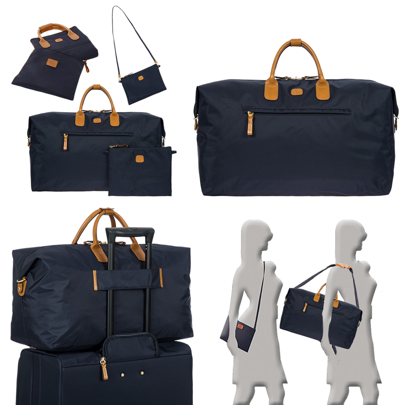 Bric's X-Travel Holdall Weekendtas ocean blue