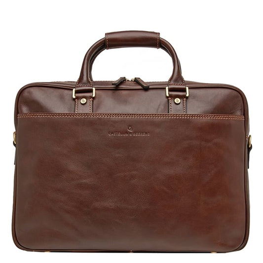 Castelijn & Beerens Verona Business Laptoptas 15.6" mokka