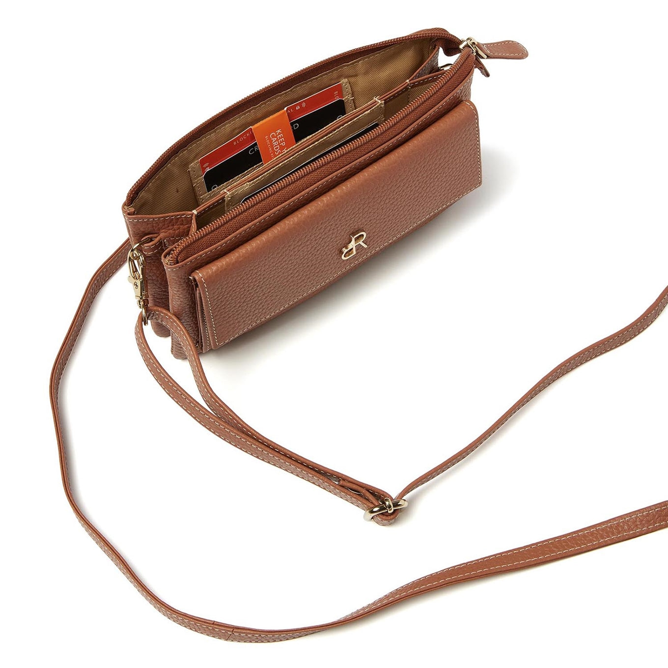 dR Amsterdam Momentum Shoulderbag / Clutch mocha