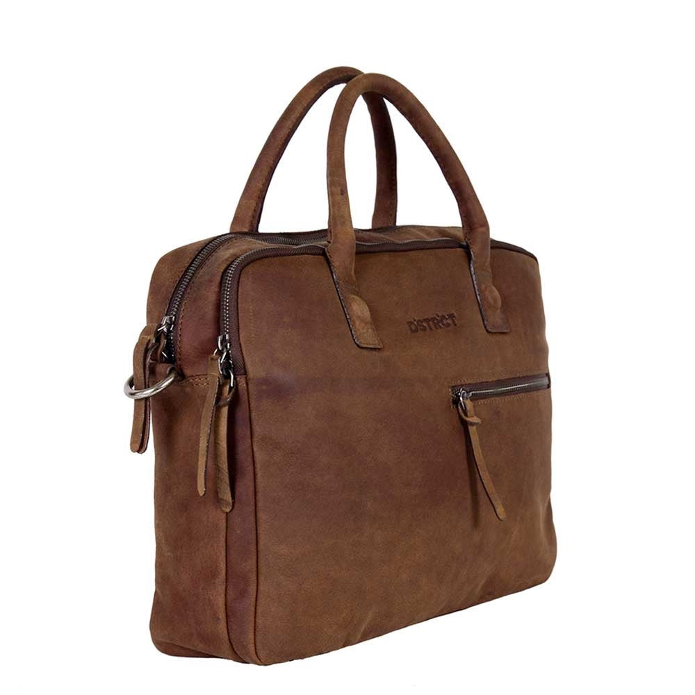 DSTRCT Wall Street Workingbag 14" brown