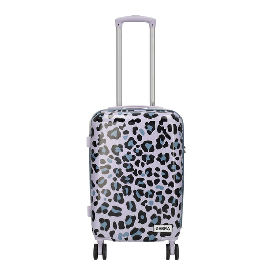Zebra Trends Animal Travel Cabin Trolley Panther Flieder Hartschalenkoffer