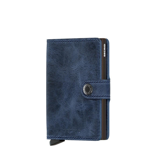 Secrid Miniwallet Wallet vintage blau Damenbrieftasche