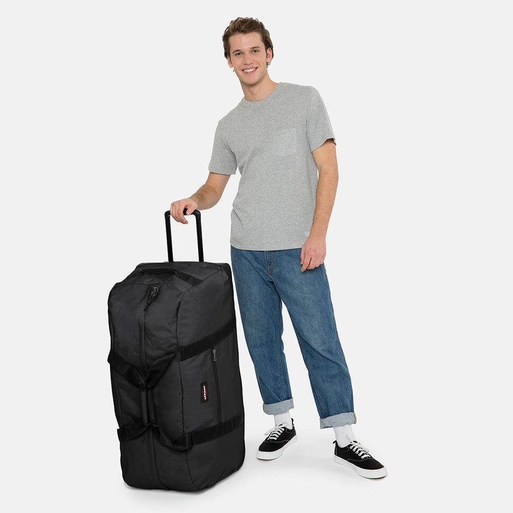 Eastpak Container 85 + schwarze Trolley-Reisetasche