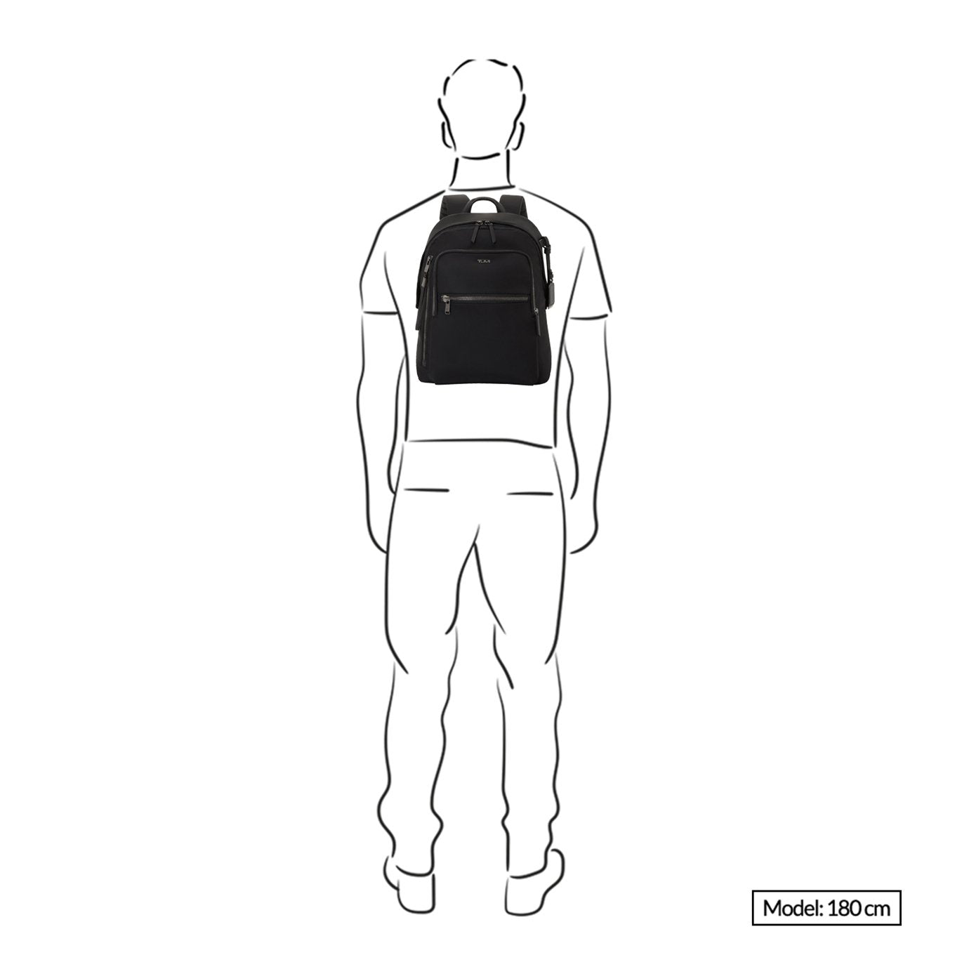 TUMI Voyageur Halsey Backpack black/gunmetal