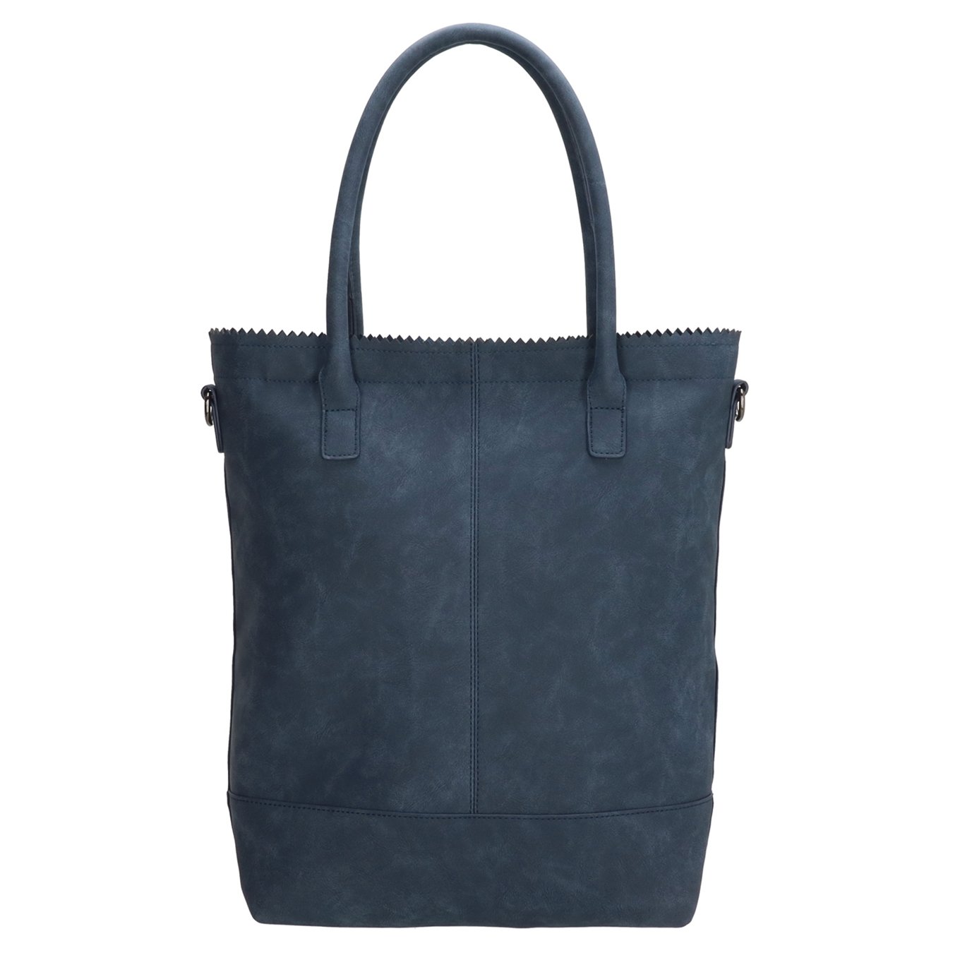 Zebra Trends Kartel Met Rits Shopper jeansblauw