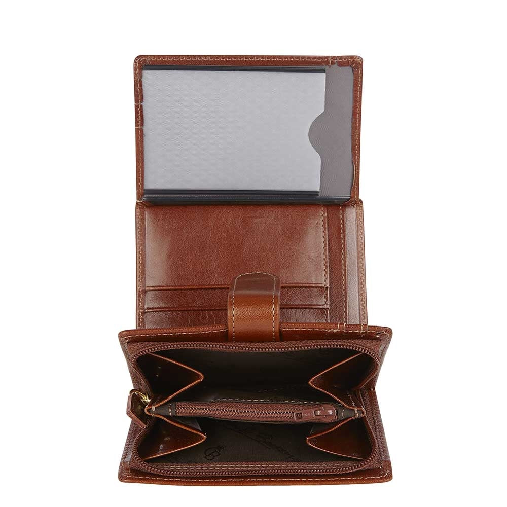Castelijn & Beerens Gaucho Portefeuille met Rits cognac