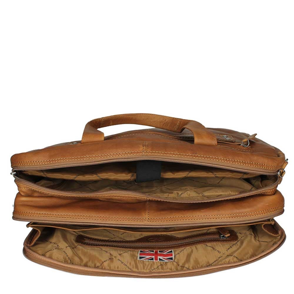 The Chesterfield Brand Ryan Laptopbag Large cognac