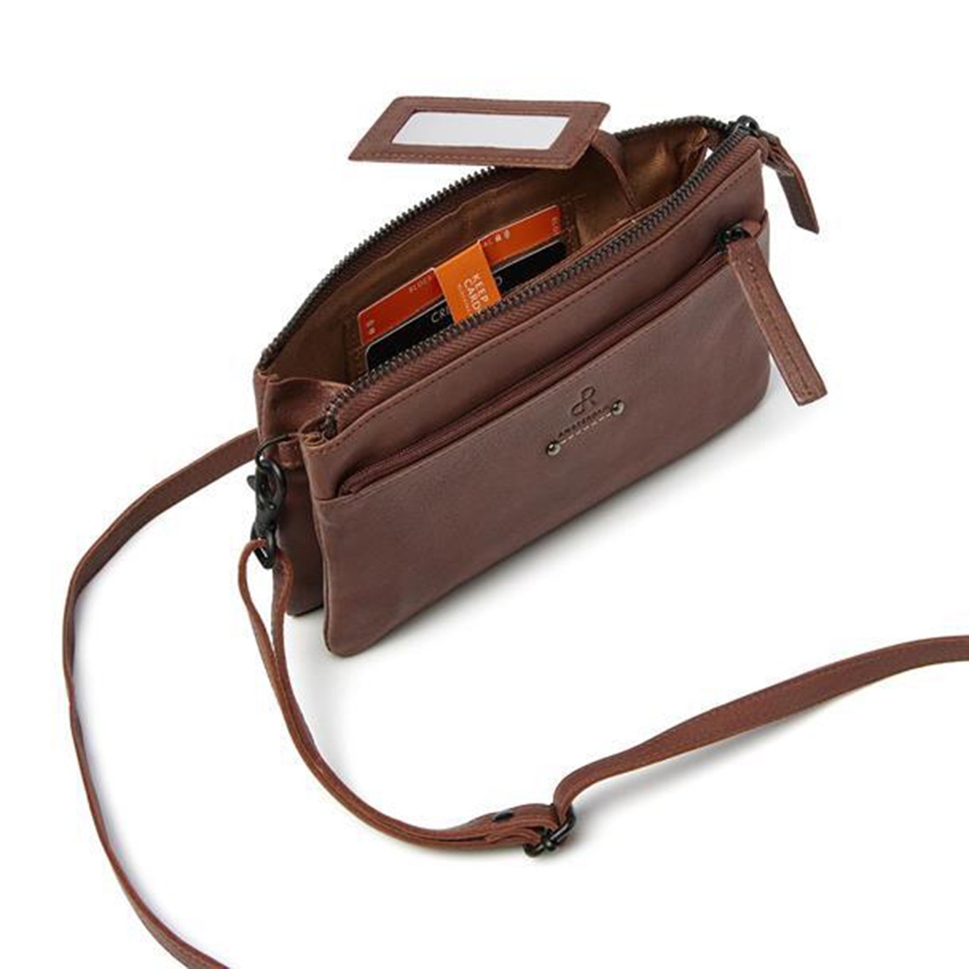 dR Amsterdam Tampa Shoulderbag/Clutch brown