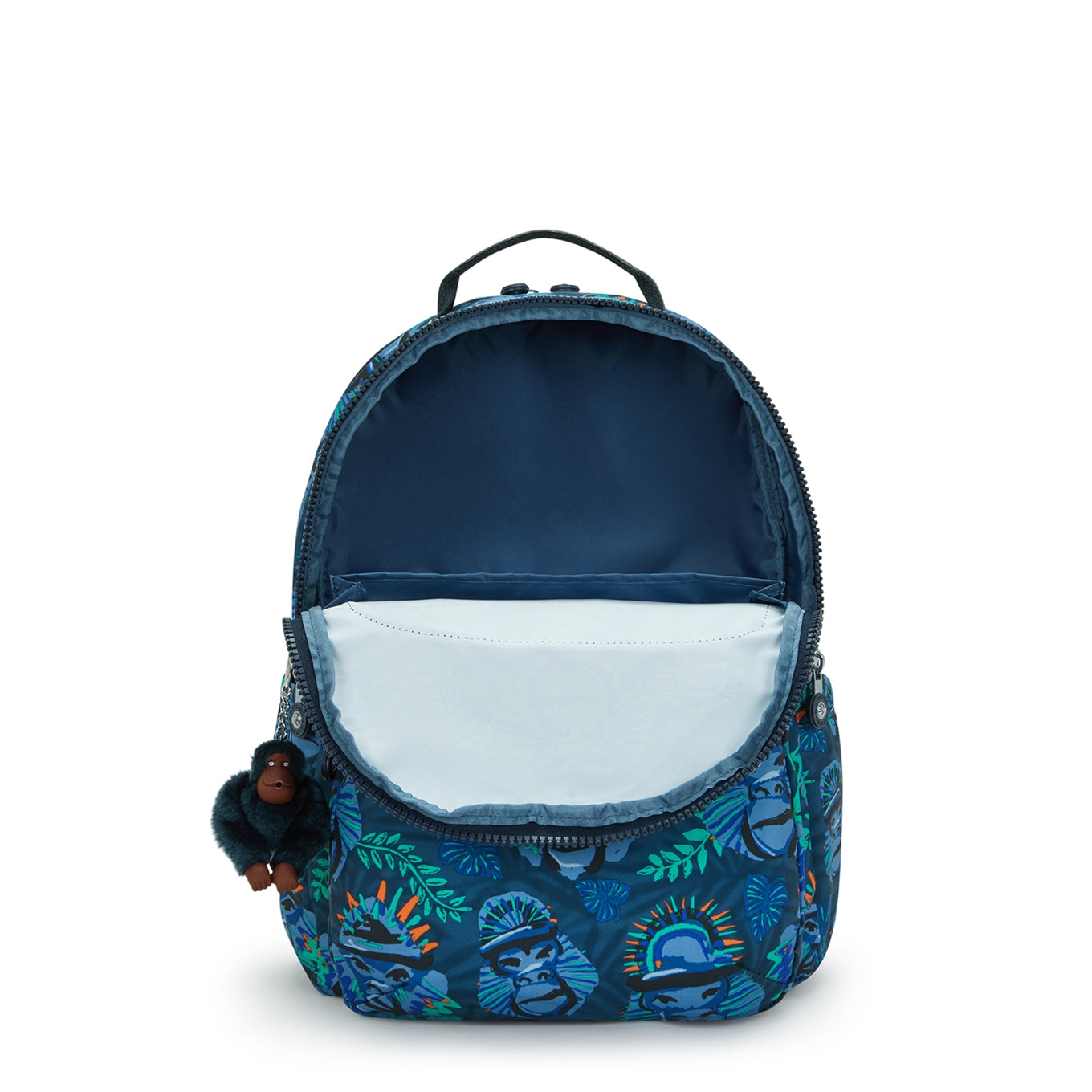Kipling Seoul Lap lustiger Rucksack mit blauen Affen