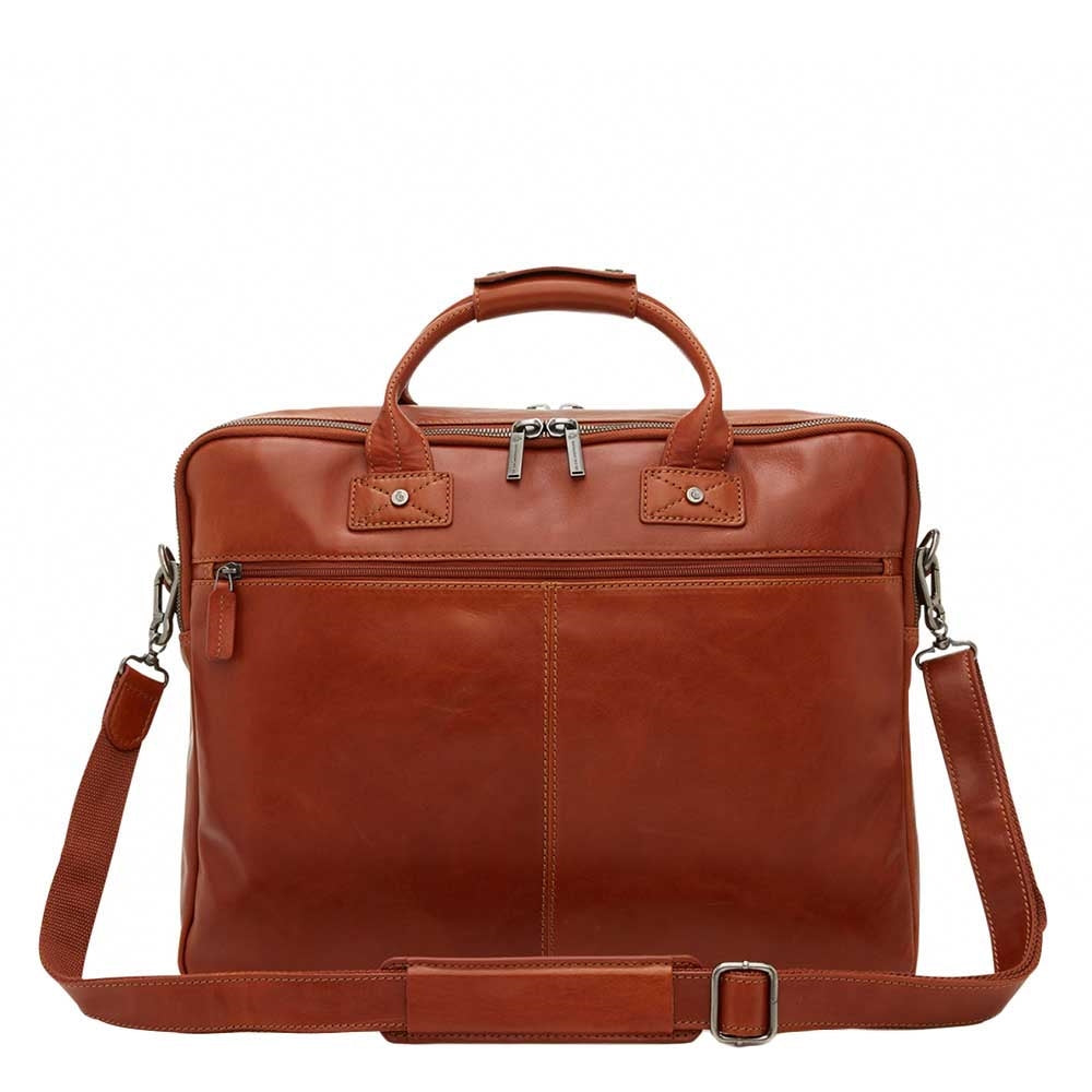 Castelijn & Beerens Firenze Business Laptop Bag 17" light brown