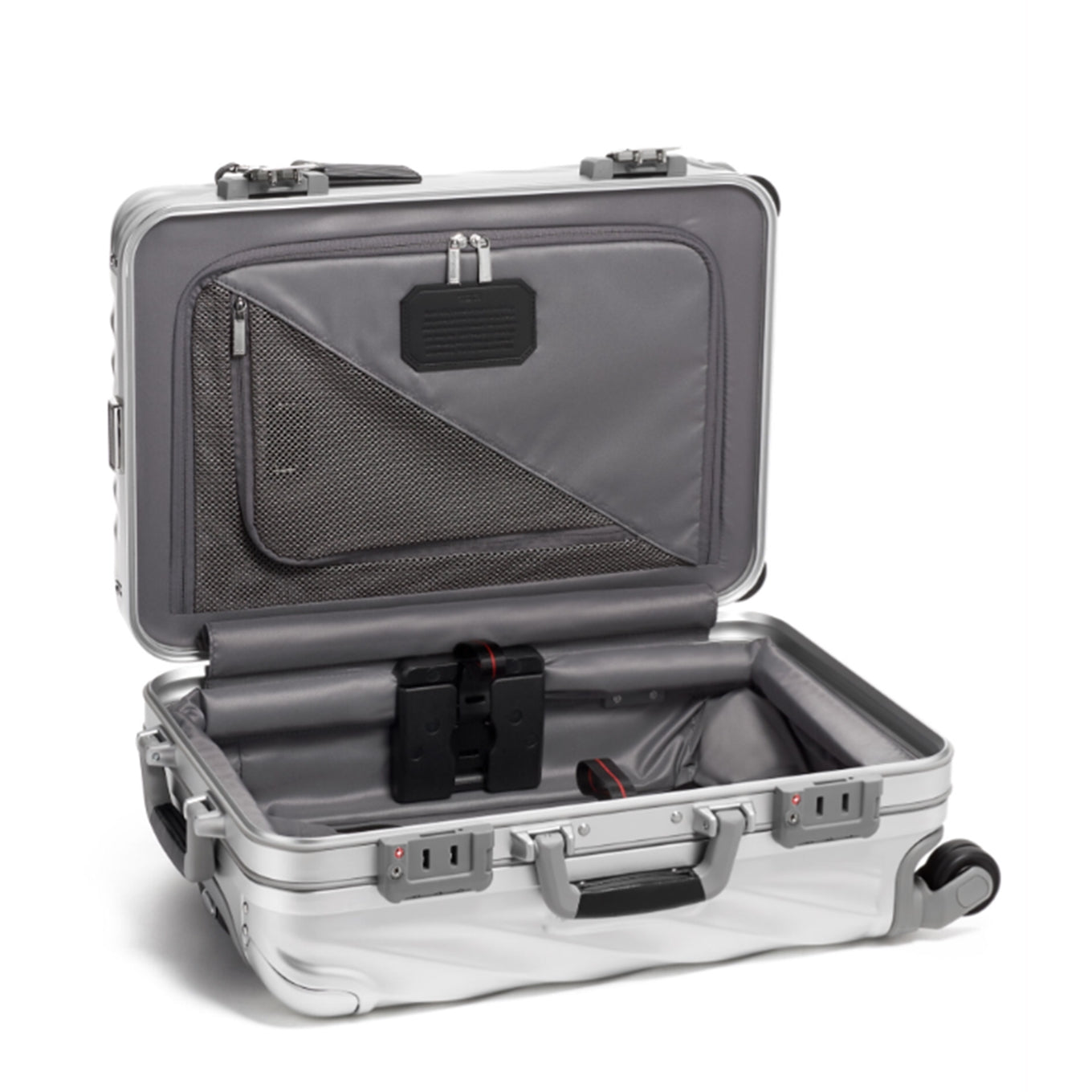 Tumi 19 Degree Aluminum International Expandable Carry-On silver