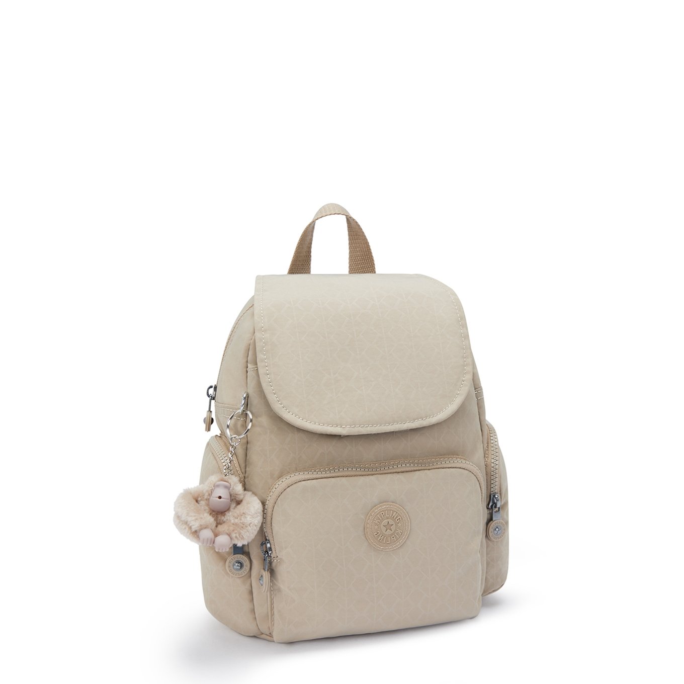 Kipling City Zip Mini sign beige emb