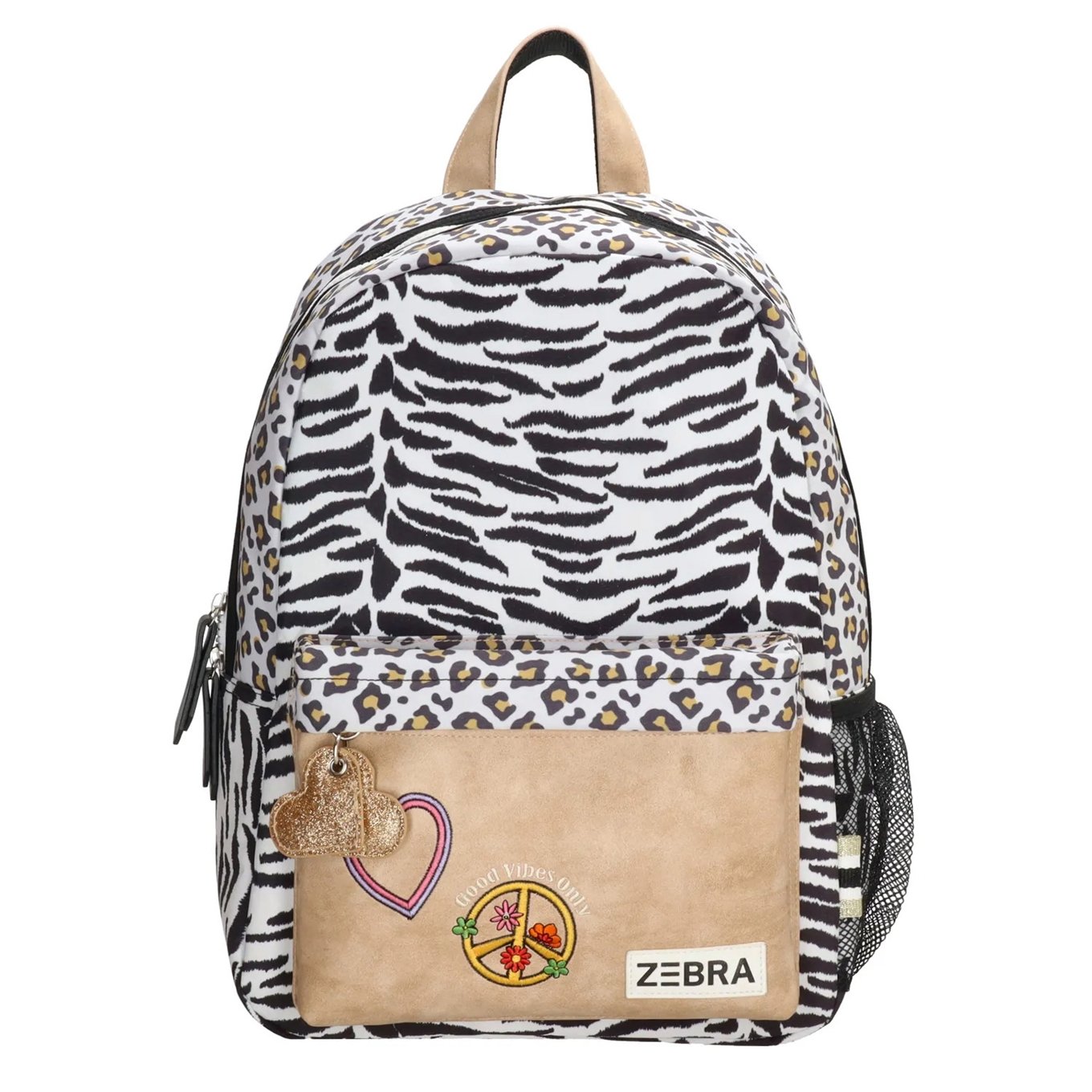 Zebra Trends Olivia Backpack weiß-beiger Rucksack