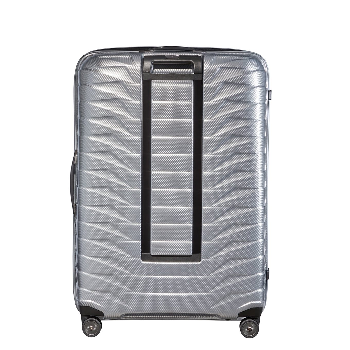Samsonite Proxis Spinner 81 silbernes Hartschalenetui