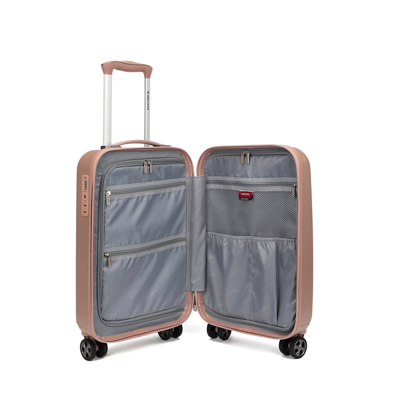 Ordentlicher Paradiso Spinner 55 Lachs-Hartschalenkoffer