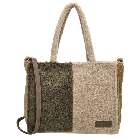 Zebra Trends Teddy Denise Shopper taupe Women's bag