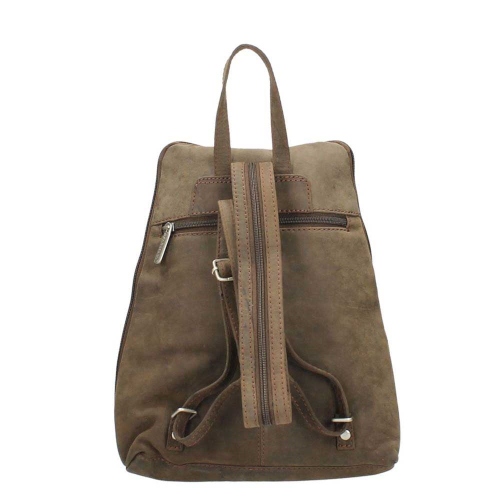 Bear Design Dark Nature Rugzakje brown