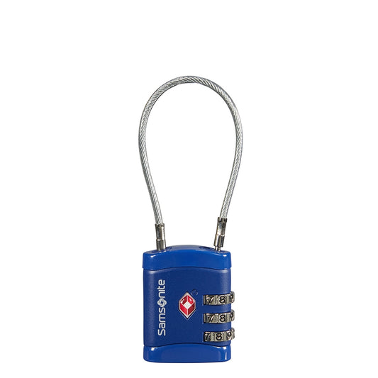 Samsonite Accessories Cablelock 3 Dial TSA Mitternachtsblau