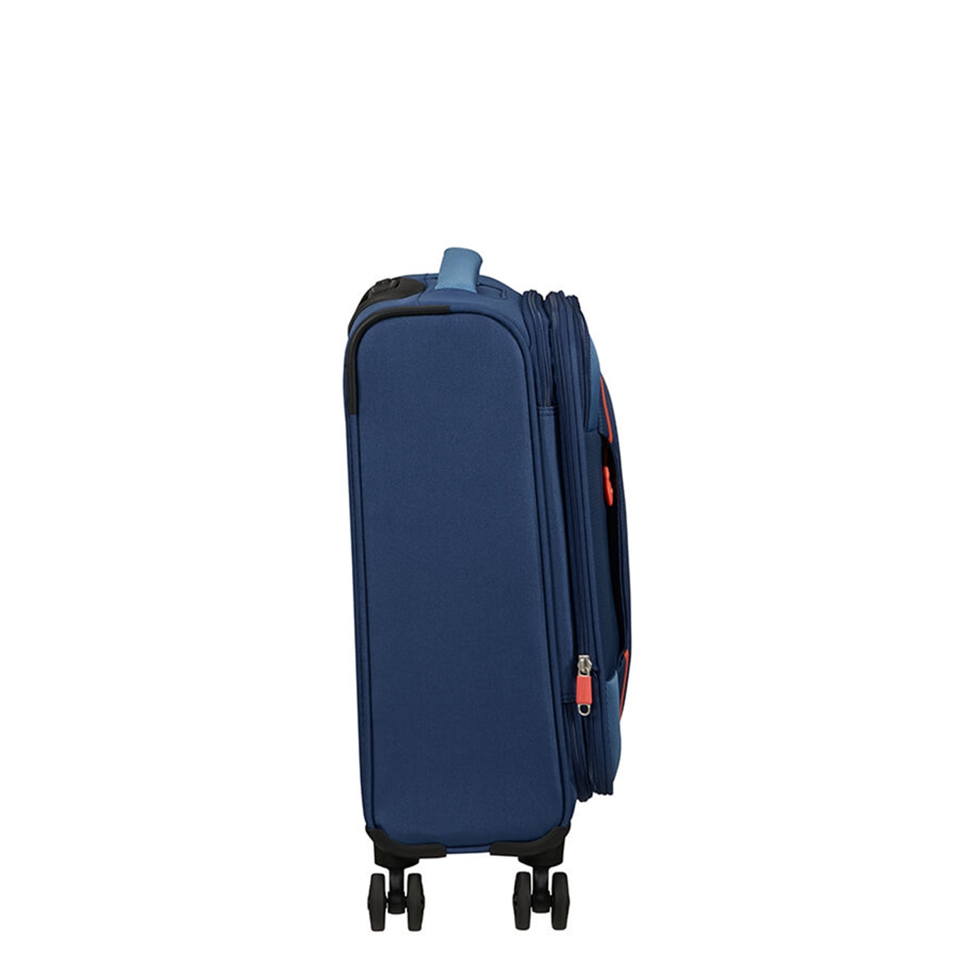 American Tourister Pulsonic Spinner 55 EXP Combat Navy Weicher Koffer