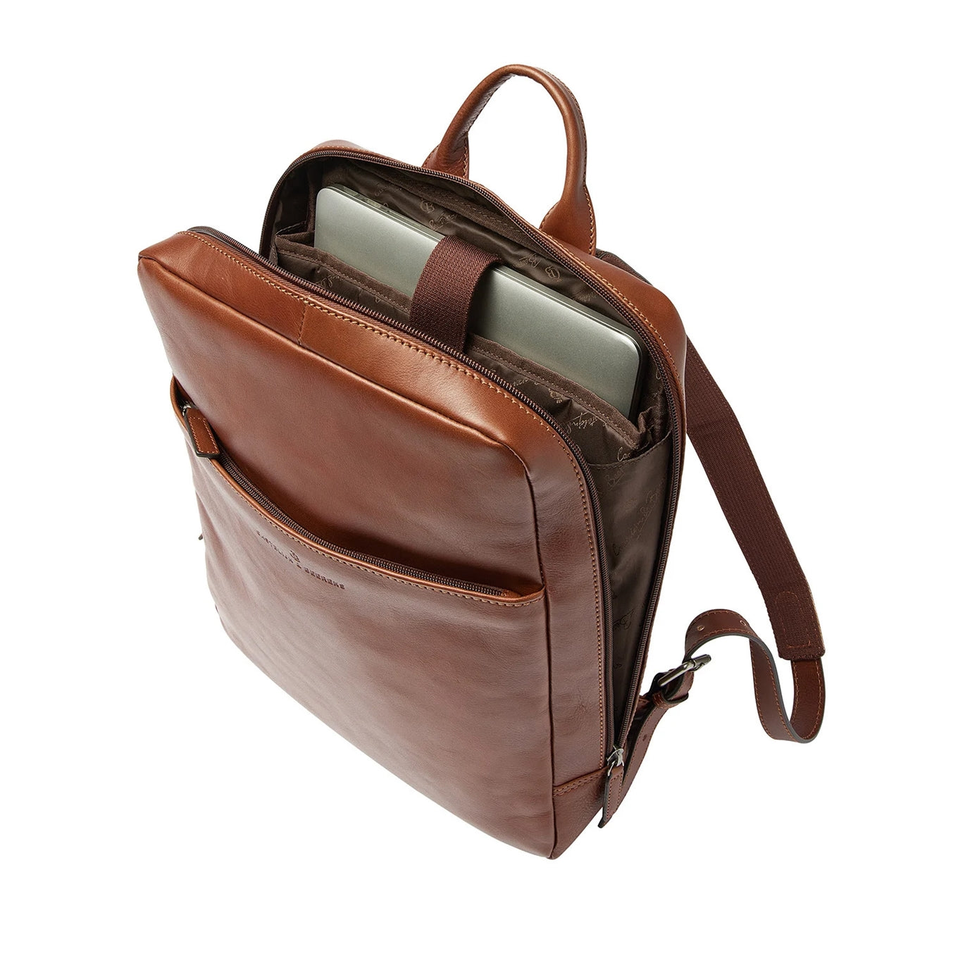 Castelijn & Beerens Laptop Backpack 15.6" light brown