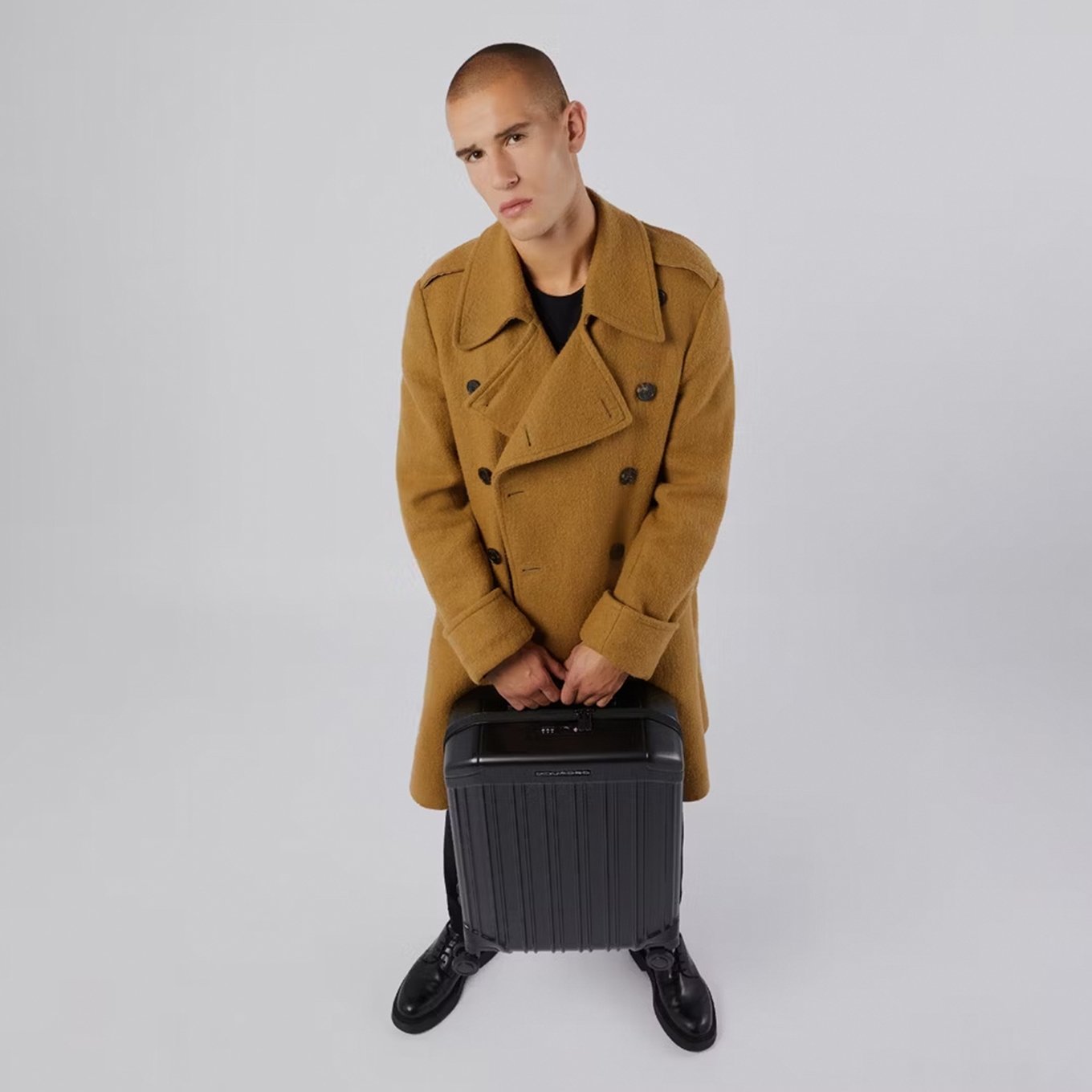 Piquadro PQ-Light Cabin Trolley 55 pink Hard Case