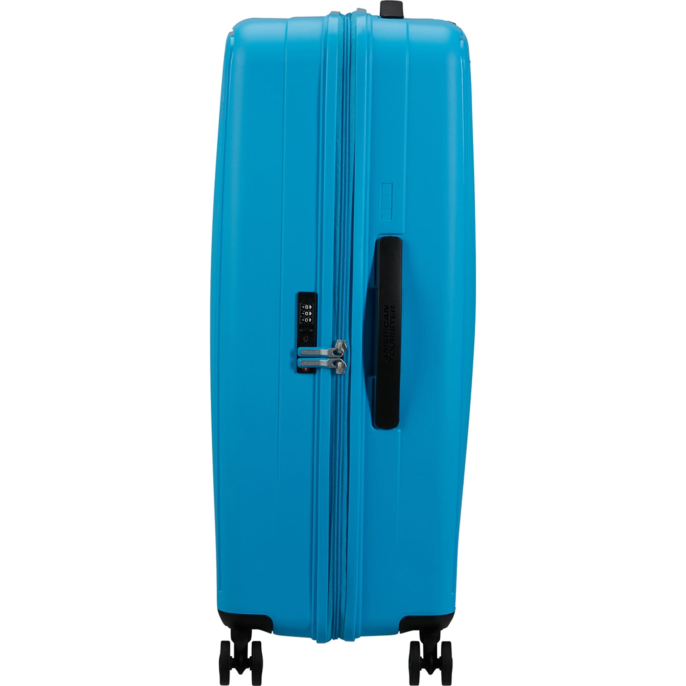 American Tourister Rejoy Spinner 77/28 TSA azurblauer Hartschalenkoffer