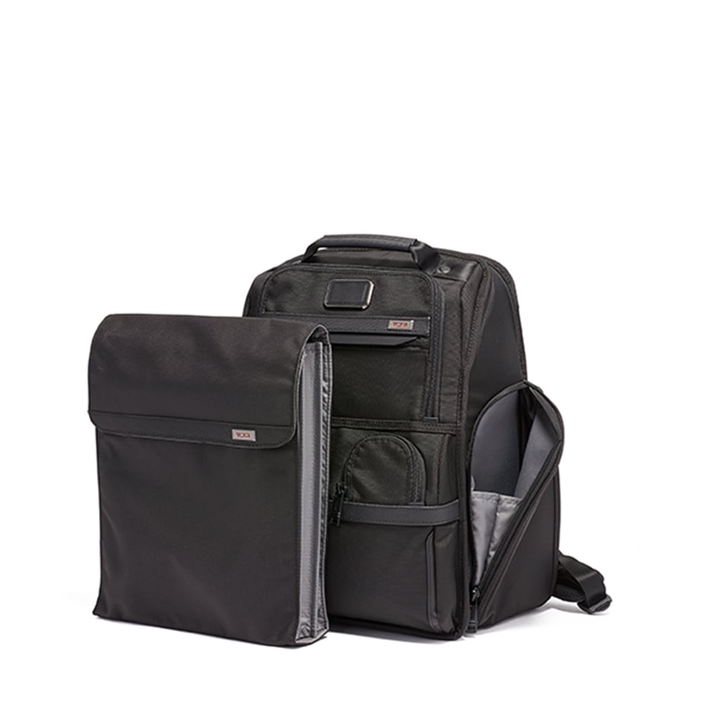 Tumi Alpha 2 Business/Travel Compact Laptop Brief Pack schwarzer Rucksack