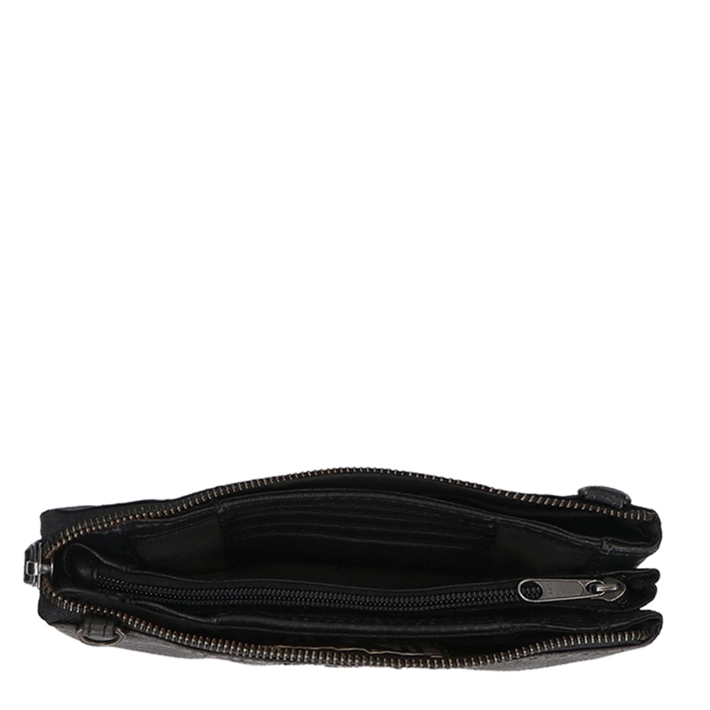 Bear Design Callisto Pelle Clutch zwart