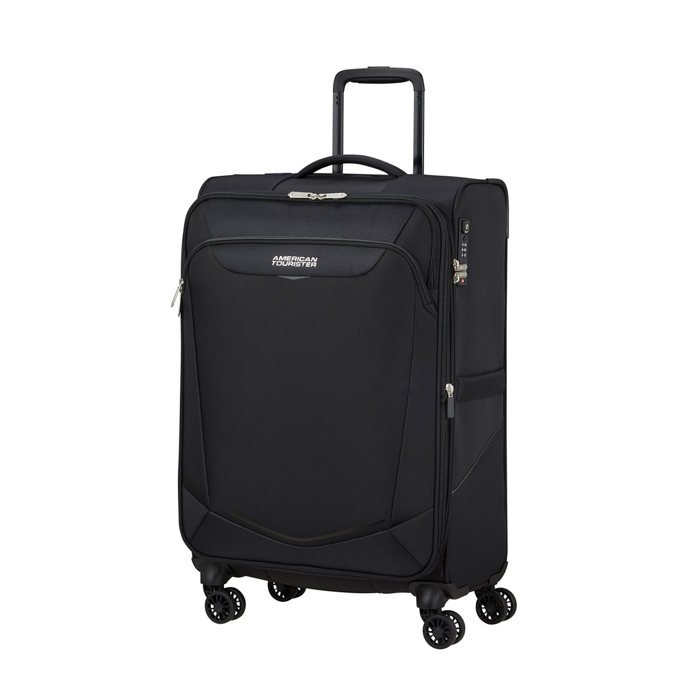 American Tourister Summerride Spinner M Exp schwarz Weicher Koffer