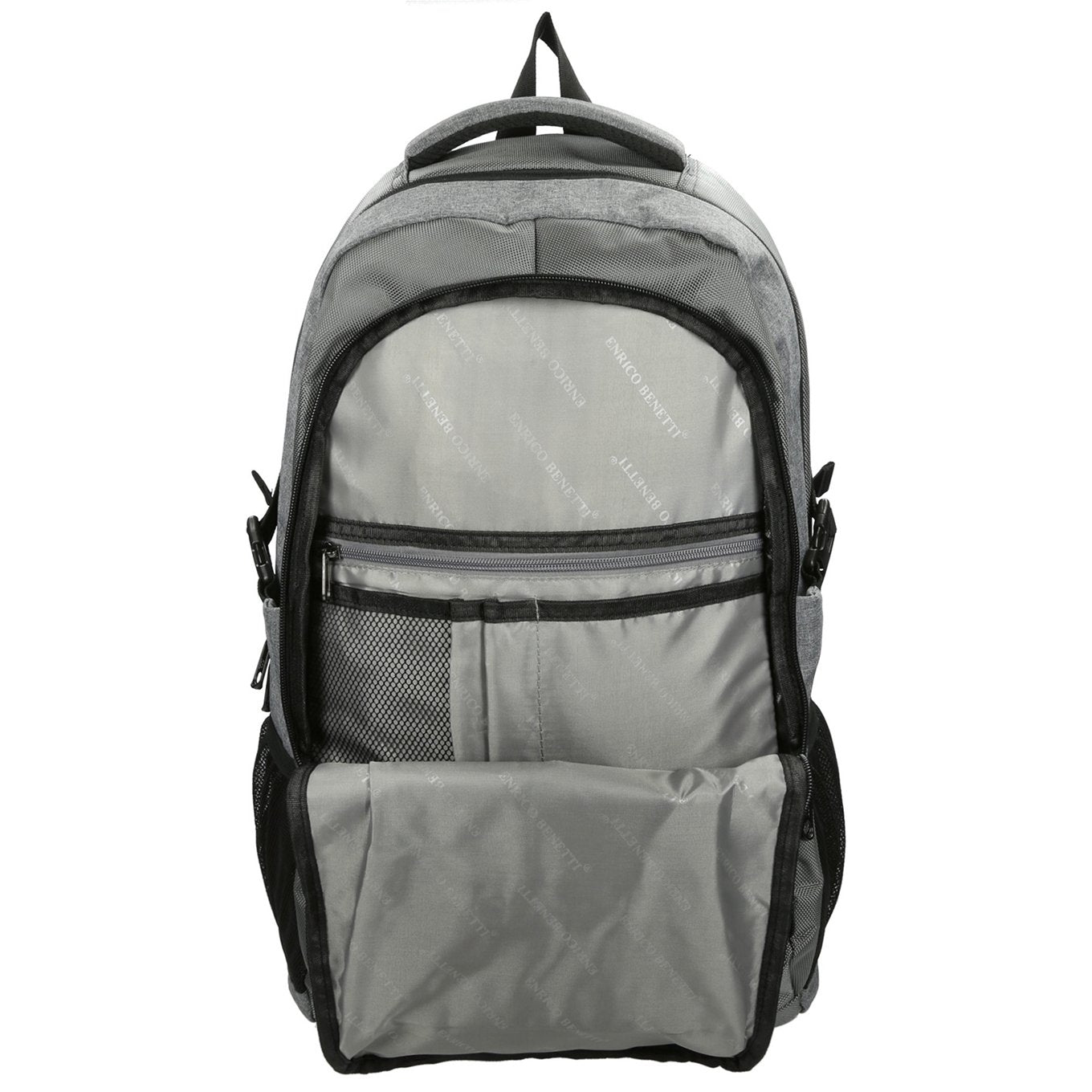 Enrico Benetti Yellow Stone 17'' Laptop Rugzak grijs