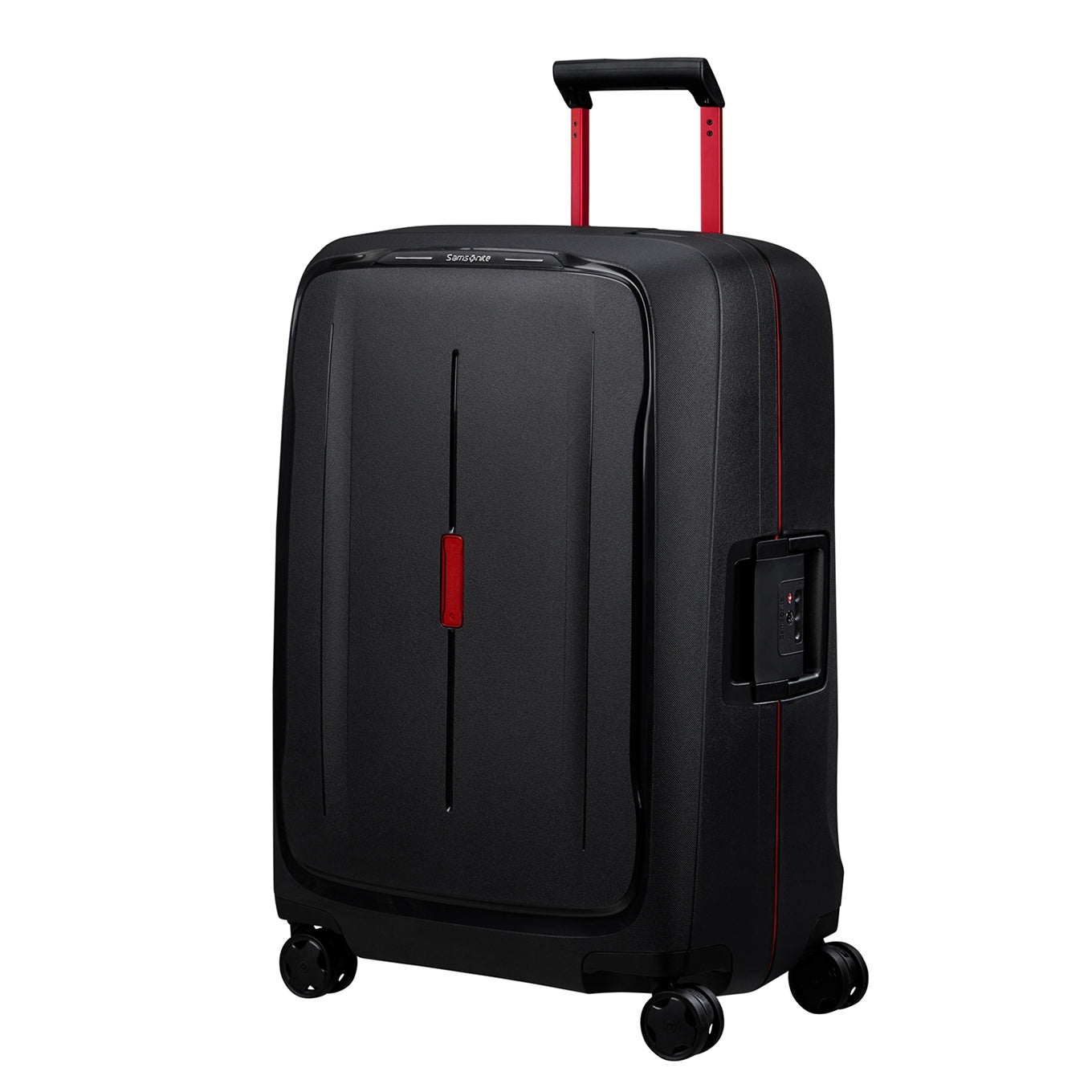 Samsonite Essens Spinner 69 charcoal/red Hard Case