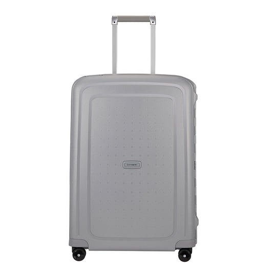 Samsonite S'Cure Spinner 69 silbernes Hartschalenetui