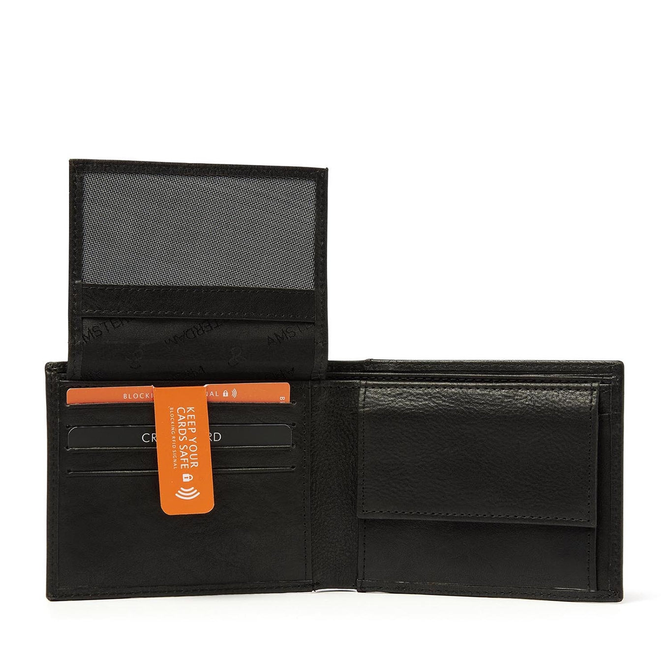 dR Amsterdam Milan Billfold 28524 black