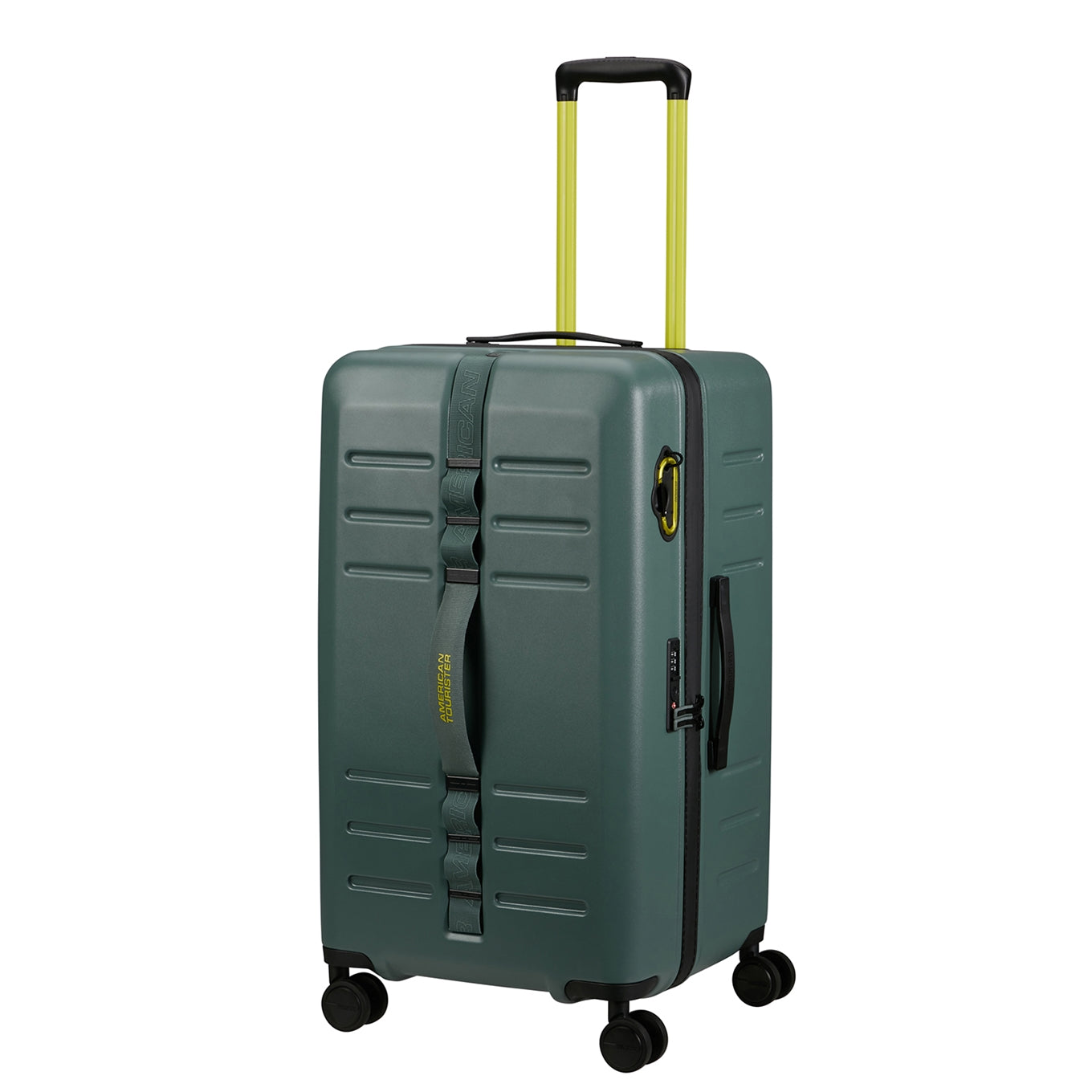 American Tourister Trailon Trunk 73/27 TSA dark forest Hard Suitcase