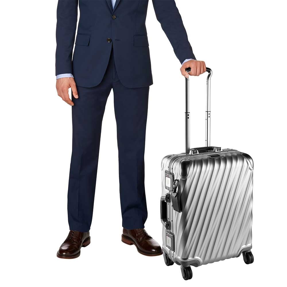 Tumi 19 Degree Aluminum Continental Carry-On silver