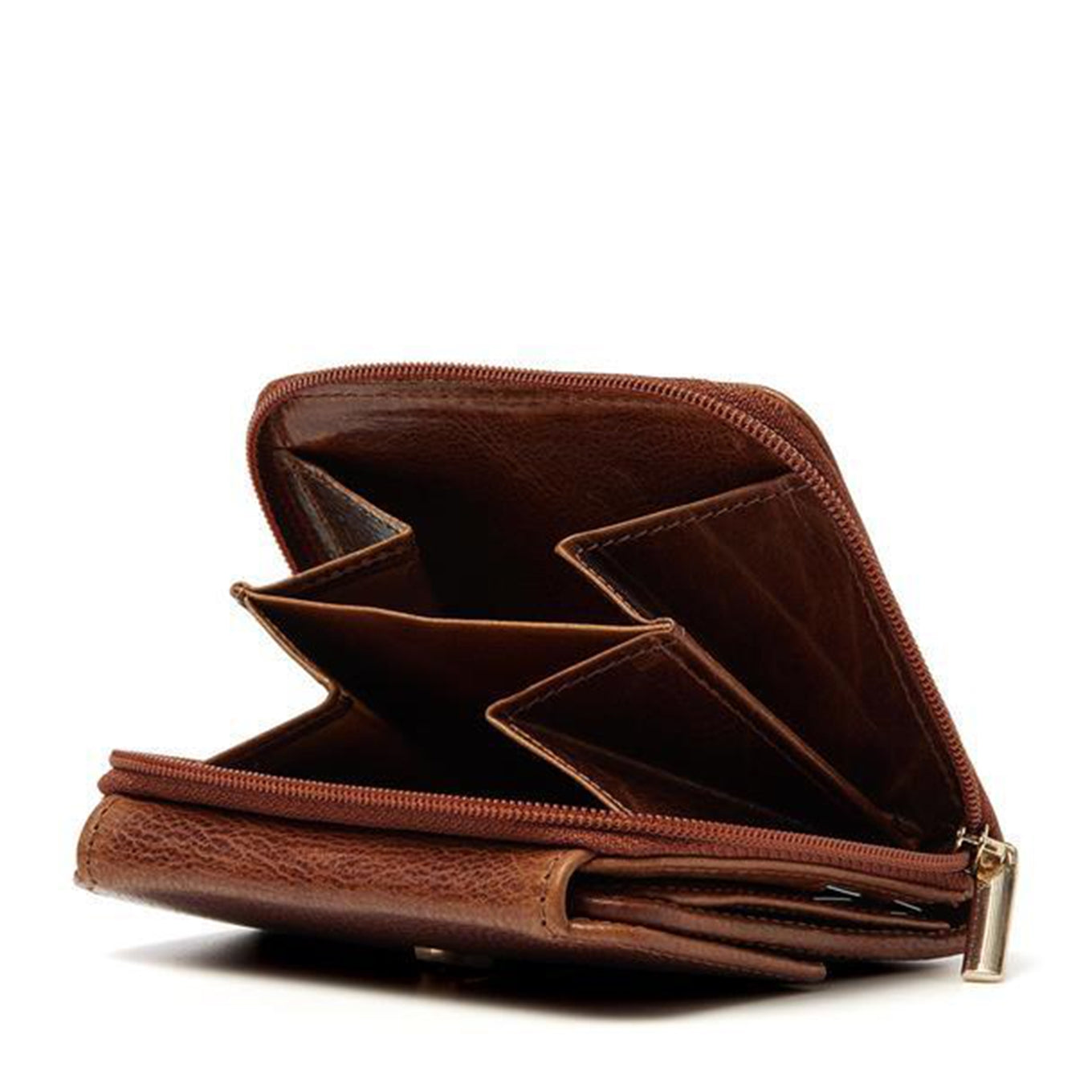 dR Amsterdam Milan Ladies Wallet 28179 cognac