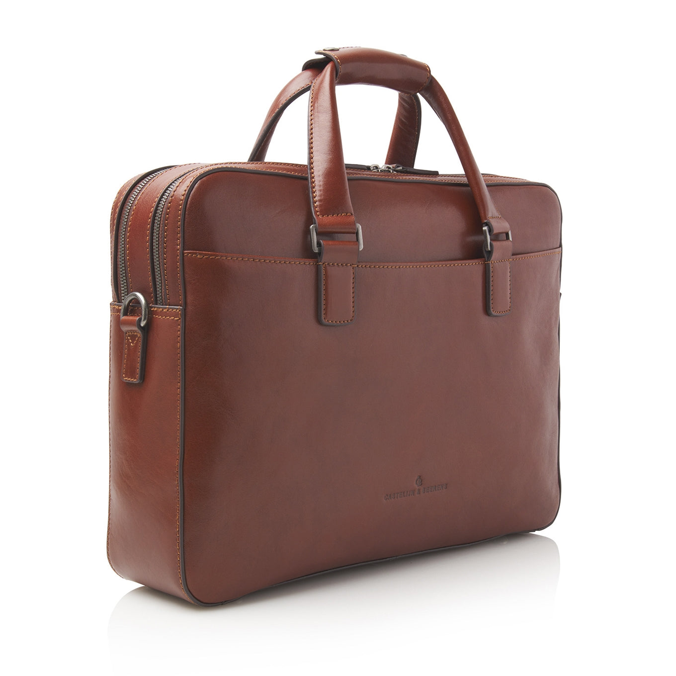 Castelijn & Beerens Gaucho Paul Laptop Bag 15.6'' cognac
