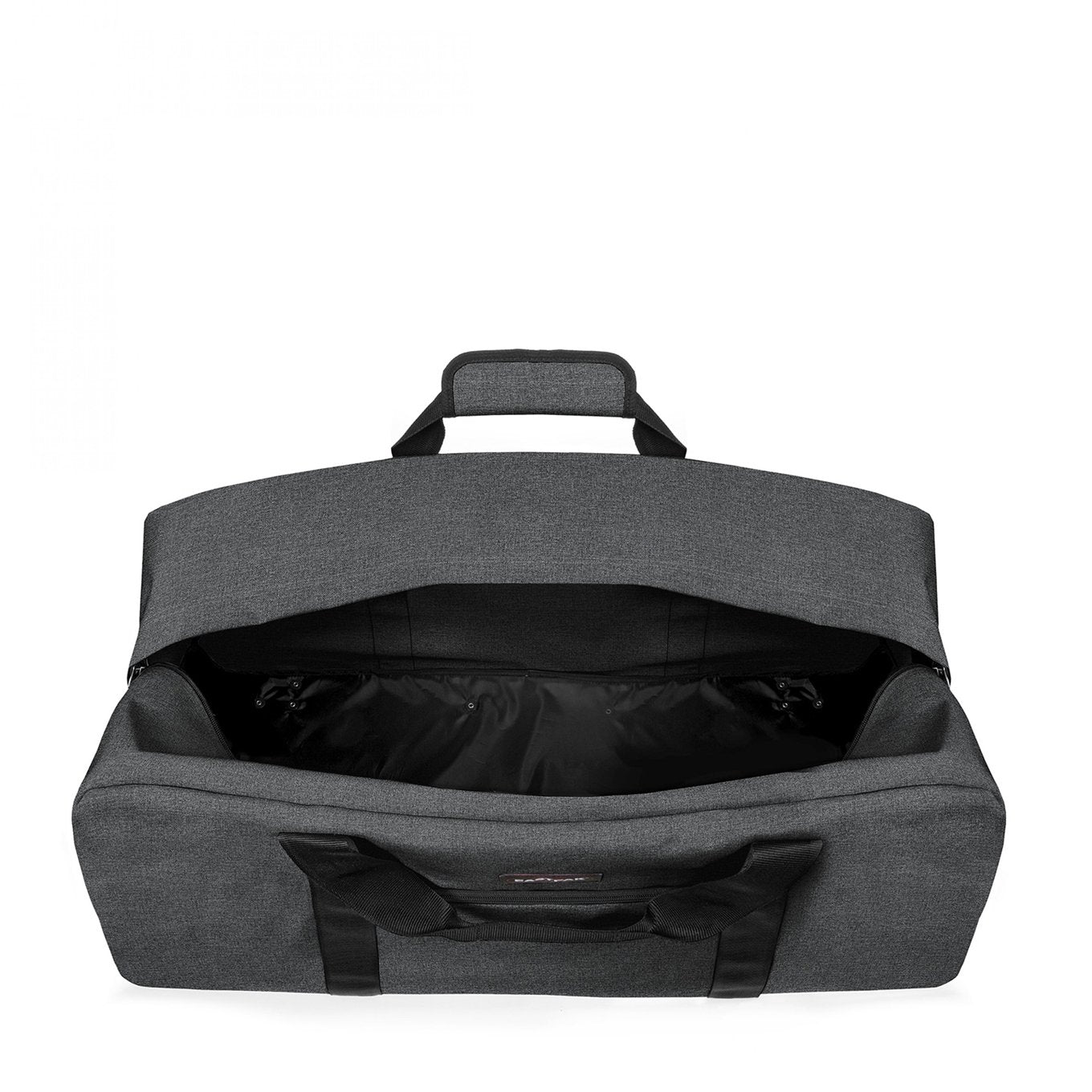 Eastpak Warehouse + Reisetasche aus schwarzem Denim