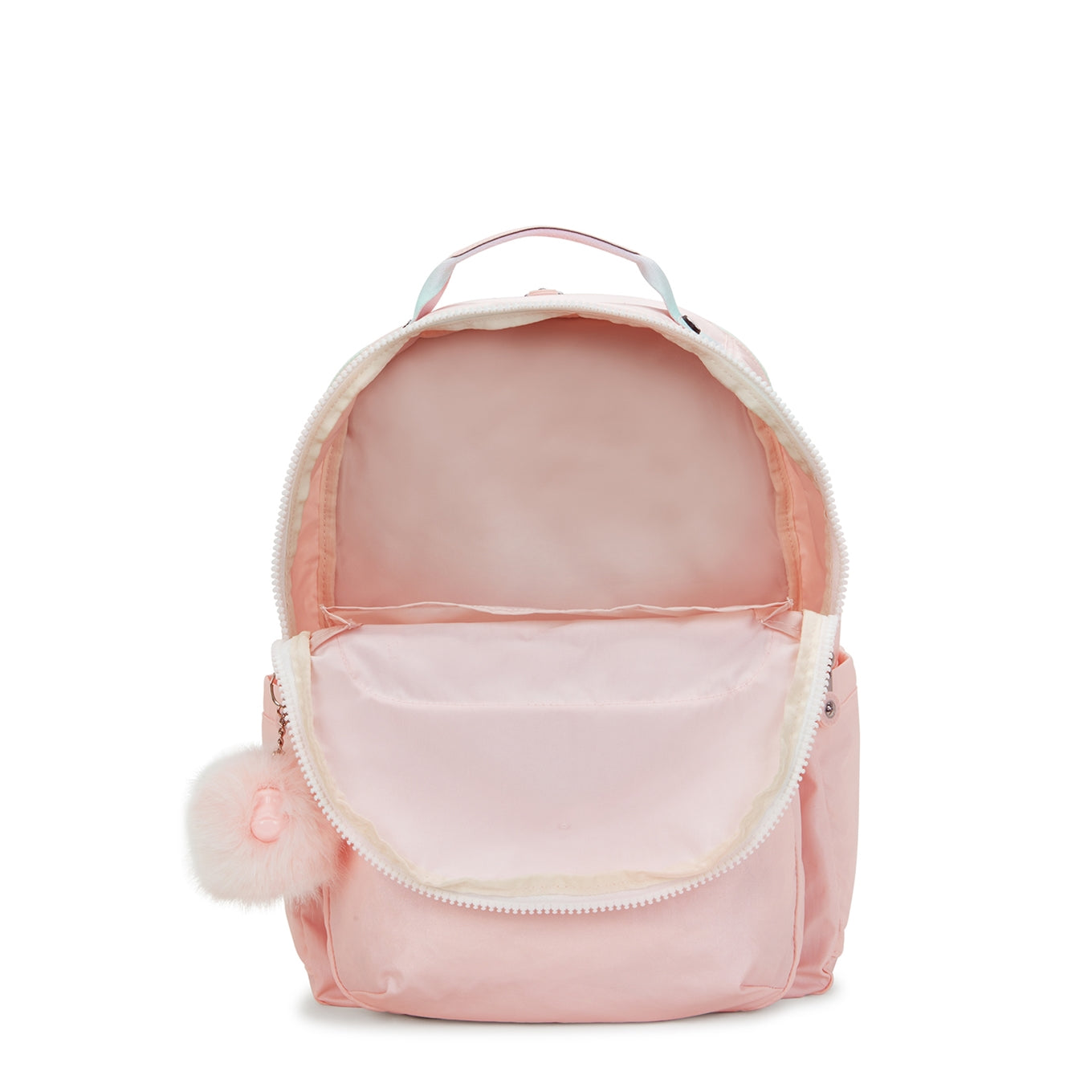 Kipling Seoul College Rucksack in errötendem Metallic-Look