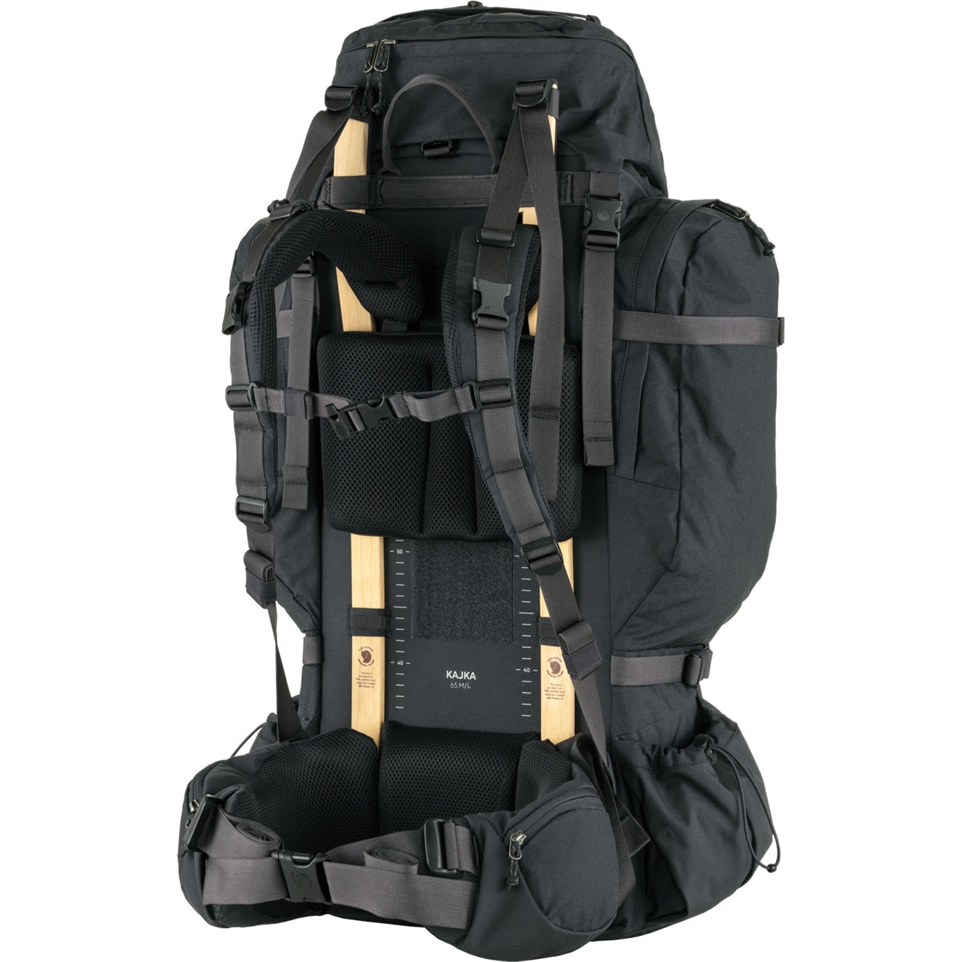 Fjallraven Kajka 65 M/L coal black backpack