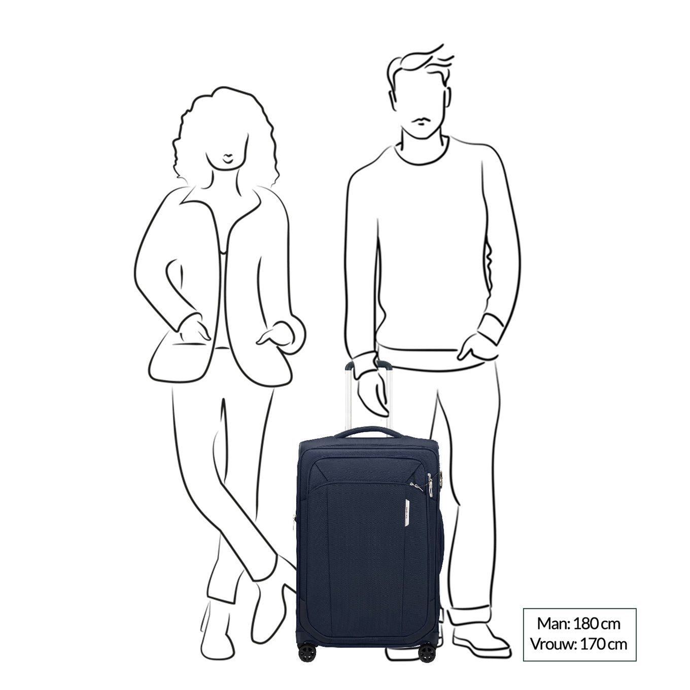 Samsonite Respark Spinner 67 Expandable midnight blue