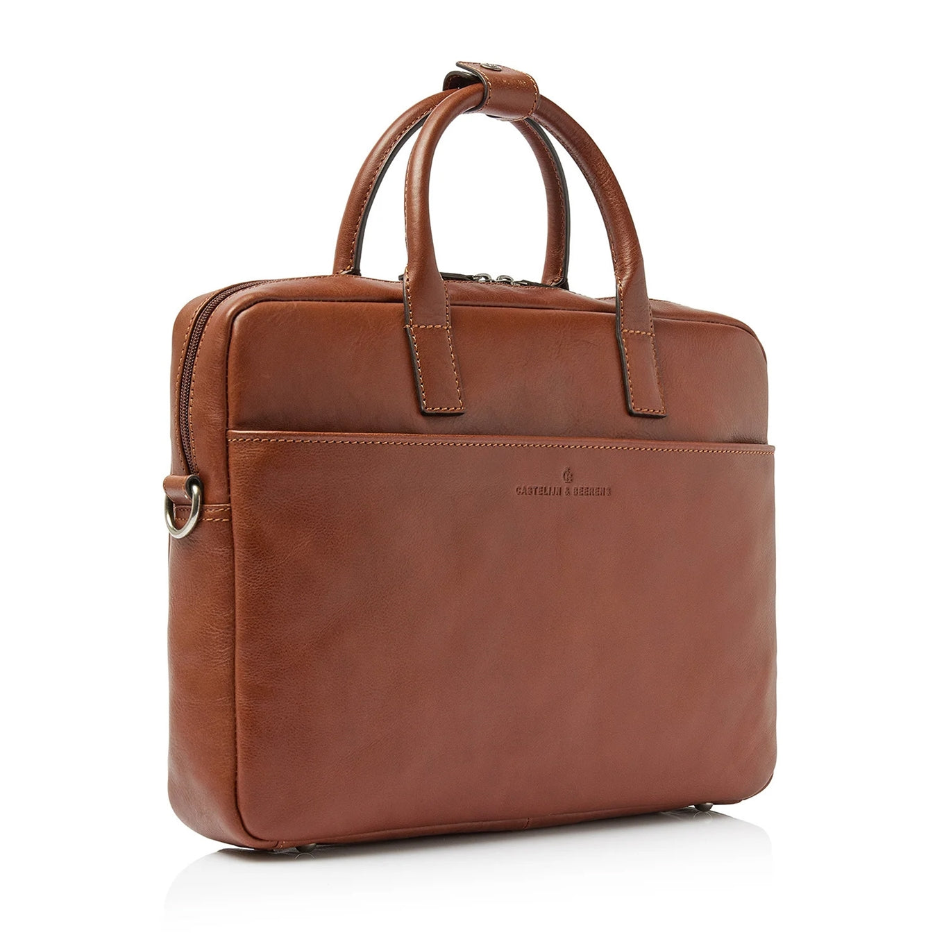Castelijn & Beerens Laptop Shoulderbag 15.6" light brown