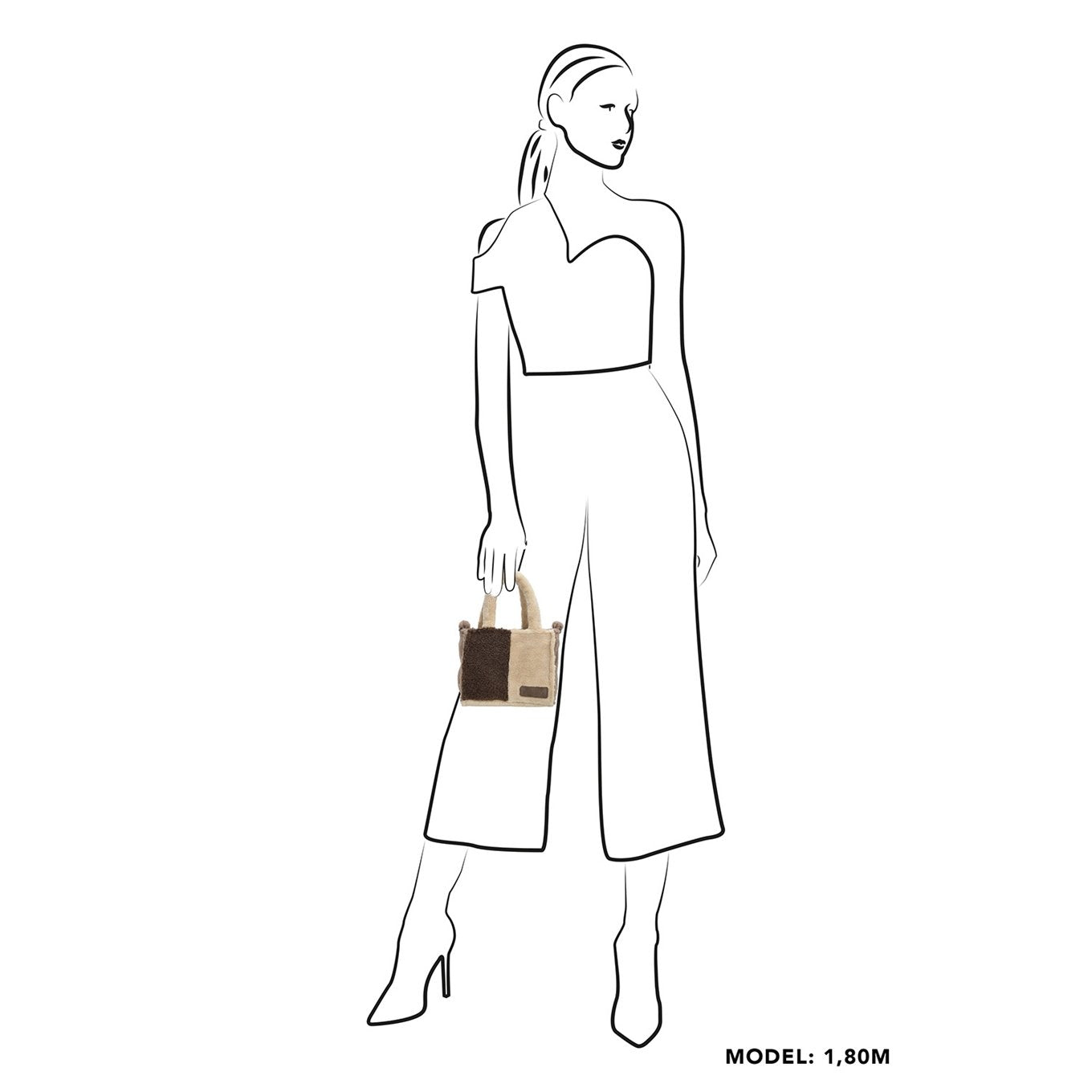 Zebra Trends Teddy Denise Handbag darkbrown