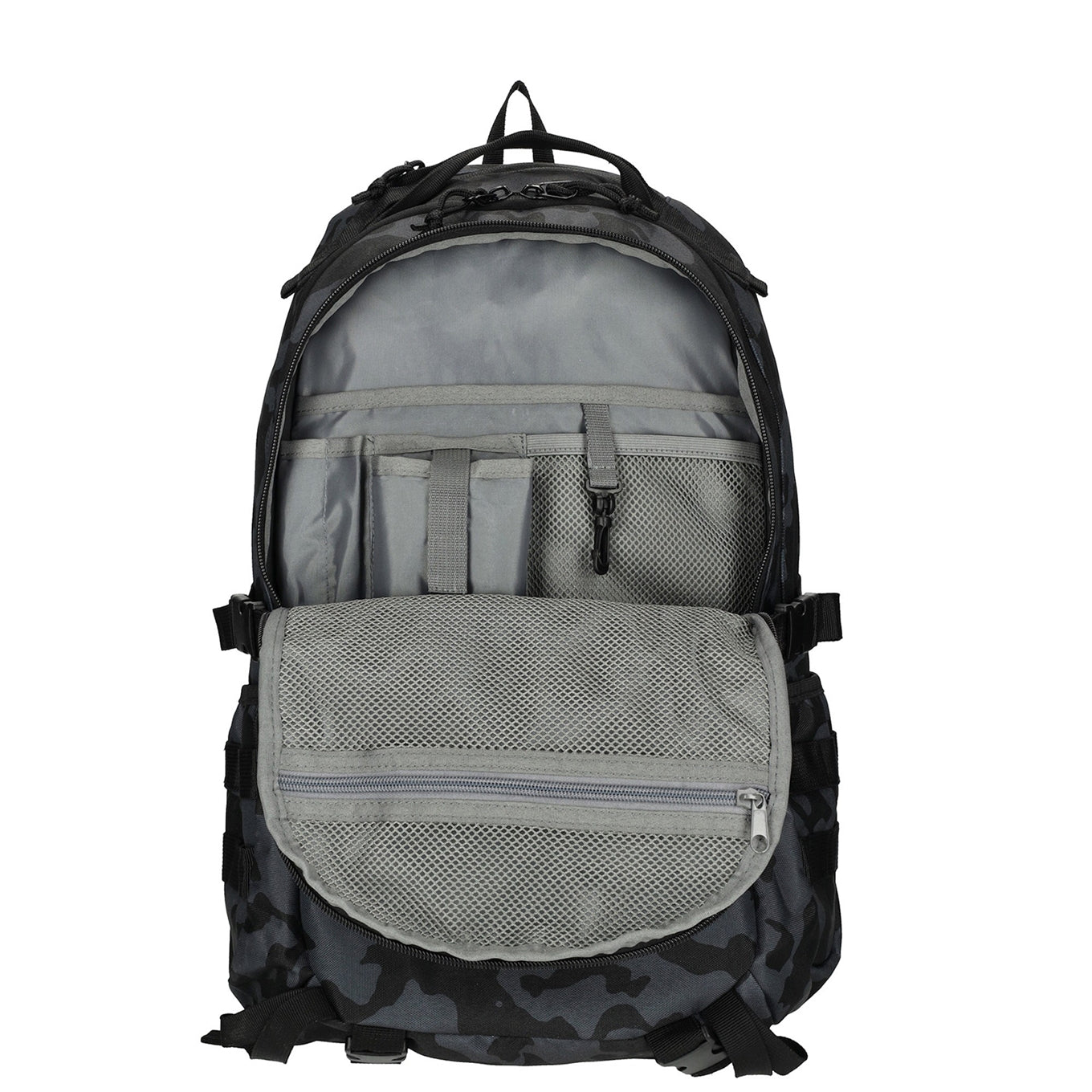 Enrico Benetti Arizona Laptop Backpack 15" black camouflage backpack