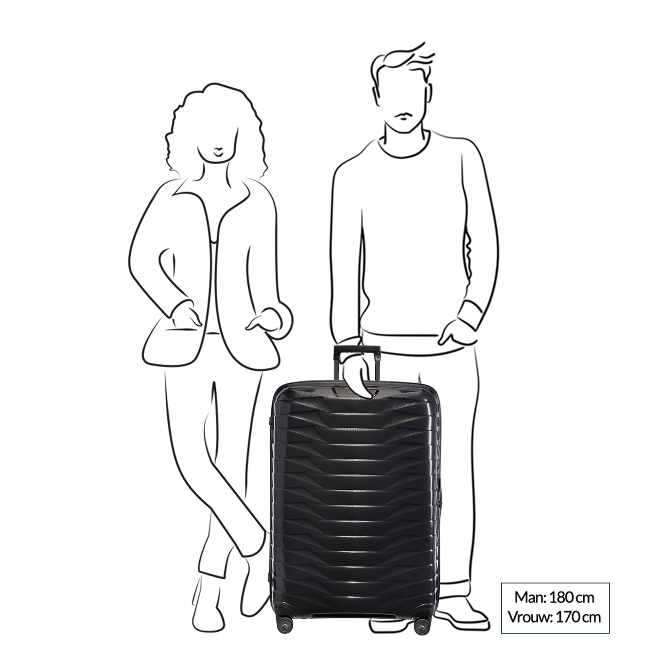 Samsonite Proxis Spinner 81 petrol blue