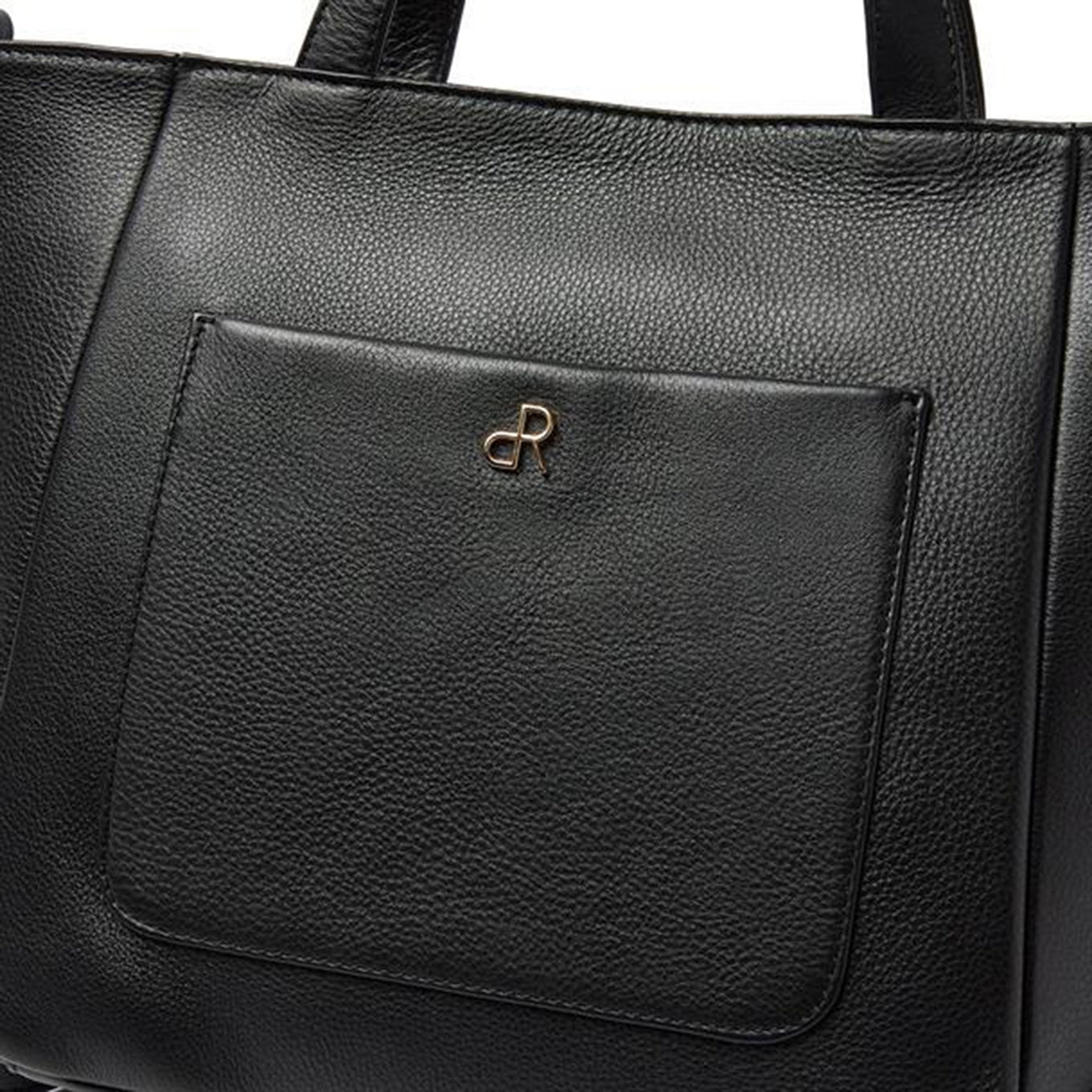 dR Amsterdam Faggio Hand/Shoulderbag schwarz Damentasche