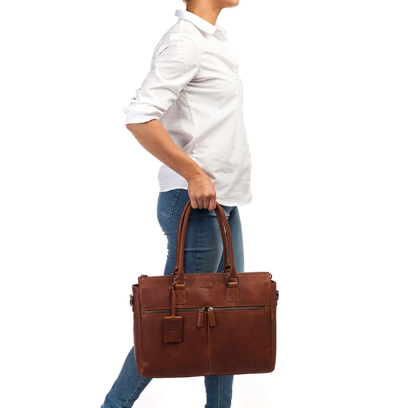 Burkely Antique Avery Laptopbag 15.6" cognac