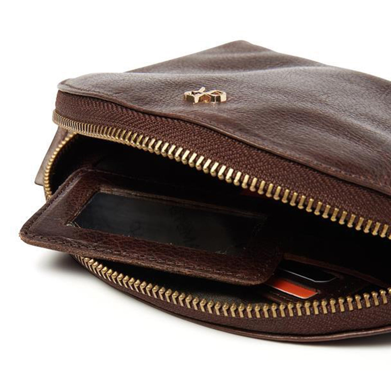 dR Amsterdam Milan Make-Up Bag brown