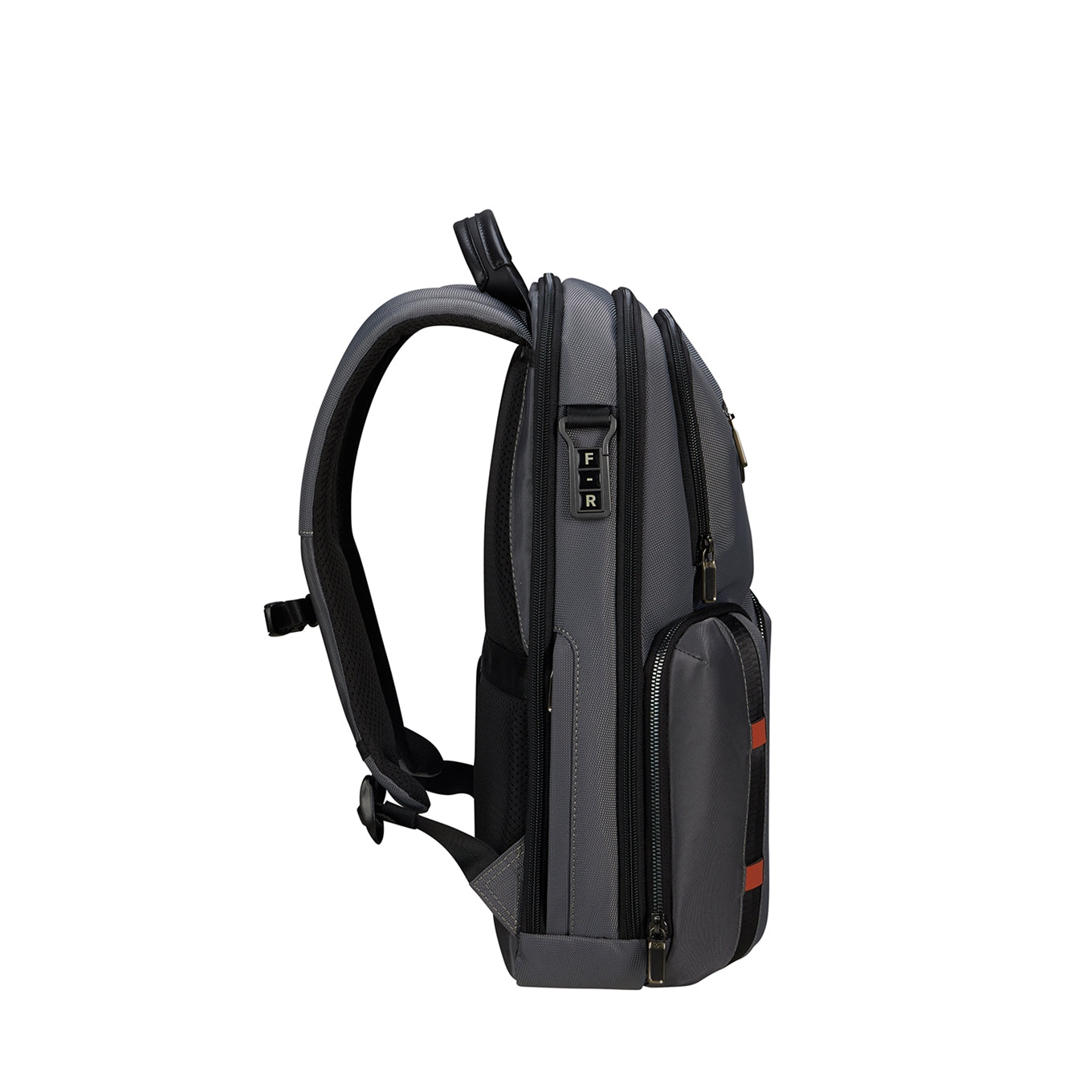 Samsonite Urban-Eye Rucksack 15,6" 2 Taschen grau/cognacfarbener Rucksack