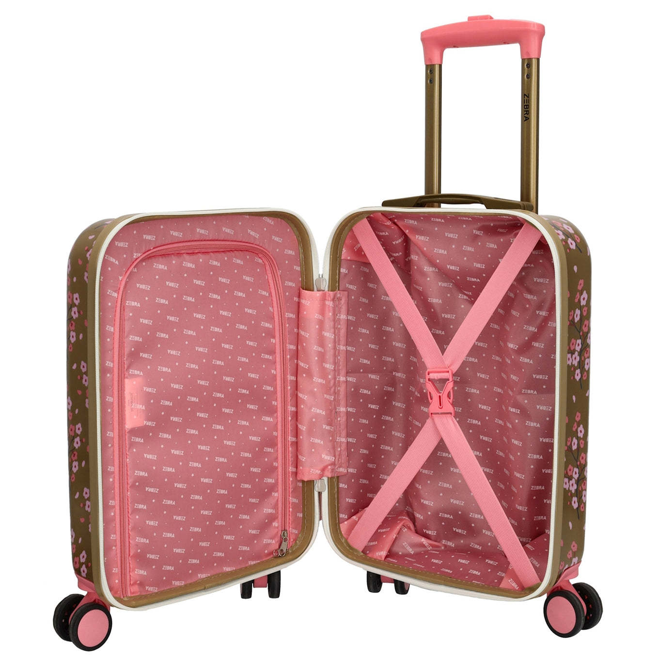 Zebra Trends Travel Kids gold Children's suitcase